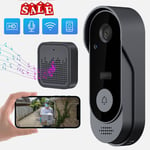 Wireless Smart Video Doorbell WiFi Security Camera Bell Phone Door Ring Intercom