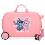 Disney Valise pour Enfants Rigide Fermeture à Combinaison latérale 4 Roues Bagages à Main est en ABS, Un matériau Rigide et léger., One of A Kind, Valise pour Enfants, One of A Kind, Valigia per