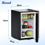 SMAD 40L Camper Fridge 12V/230V DC AC 2-Way Truck Cooler Caravan Minibar Lock