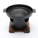 Grilles de barbecue domestiques japonaises,four portable,une hypothèque,mini plaque,camping en plein air - Type L Round