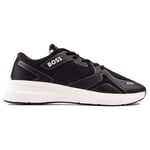 Boss Mens Owen Runn Trainers - Black - Size UK 11