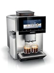 Siemens machine à café automatique EQ900 TQ905D03, écran tactile, mode barista, réduction du bruit, 10 profils, broyeur premium, nettoyage la vapeur, 1 500 W, inox