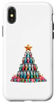 Coque pour iPhone X/XS Christmas Tree Coiffeur Tondeuse Coiffure Coiffeuse