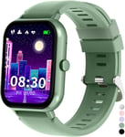 Montre Connectée Enfant Cardiofrequencemetre Moniteur De Sommeil Podomètre Modes Sport Étanche Reveil Jeux Bluetooth Appel Jouet Ado Fitness Tracker Cadeau Garçon Fille 3+ Ans Adolescent