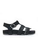 Timberland Womenss Malibu Waves 2.0 Fisherman Sandals in Black Leather (archived) - Size UK 7