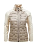 Peak Performance Women Helium Down Hybrid Jacket Avid Beige Sand Fog - 2st. kvar  - Alpingaraget