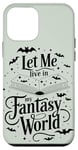 Coque pour iPhone 12 mini Magical Fairies and Dragons Amoureux de livres