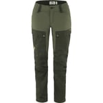 Fjällräven Fjällräven Keb Trousers Curved W Short - Deep Forest-laurel Green - Dam - 42- Naturkompaniet