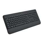 Logitech Signature K650,Clavier sans fil Ergonomique Entier avec Repose-Poignets, QWERTY US International - Gris