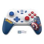 (Kapteeni Amerikka)GameSir Nova Lite Wireless Switch Controller Bluetooth-peliohjain Hall-efektillä Nintendo Switchille iPhone Android Phone PC