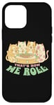 Coque pour iPhone 12 mini Chats amateurs de sushis kawaii drôle That's How We Roll Pastel