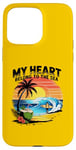 iPhone 15 Pro Max My Heart Belong To The Sea Beach Lifestyle Case