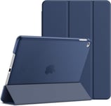 Étui Pour Ipad Air 2, Housse Coque Avec Support Fonction Et Veille/Réveil Automatique (Marine).[G874]