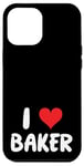 iPhone 12 Pro Max I Love Baker - Heart Case