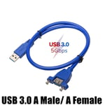 0.6m U3-U08 Câble USB 3.0 2.0 Type A mâle vers B imprimante Canon Epson HP ZJiang, étiquettes DAC Nipseyteko