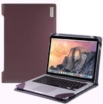 Broonel - Profile Series - Purple Leather Laptop Case - Compatible With HP EliteBook 830 G6 13.3" FHD Touchscreen Laptop