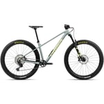 Hardtail-maastopyörä Orbea Laufey H-LTD Blue Stone -Spicy Lime Gloss l