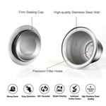 Coffee Capsules Stainless Steel Coffee Maker Pod Filters Cup 0.13oz Capacity