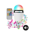 Ampoule LED musicale et multicolore RGB connectée bluetooth E27