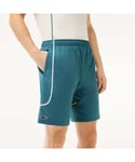 Lacoste Mens Lightweight Unlined Tennis Shorts in Teal - Size Small