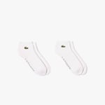 Lacoste Lot de 2 paires de chaussettes Sport Taille 35/38 Blanc