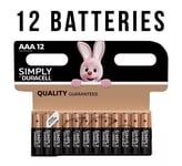 12 x Duracell AA Long Lasting Power Alkaline Batteries Economy Pack LR6 MN1500