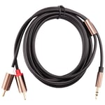 Jack 3.5mm to 2  Audio Cable AUX Splitter 3.5mm Stereo Male to Male 5390