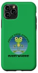 Coque pour iPhone 11 Pro Les grenouilles de pesach de Pâque pour enfants sautaient partout mignonnes