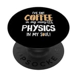Graphique physique pour les amateurs de café - In My Veins & Soul PopSockets PopGrip Interchangeable