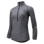 NEW BALANCE WOMENS TRANSFORM HALF ZIP SWEAT TOP GREY GYM TRAINING WORKOUT NEW XS