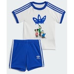 adidas Original adidas x Disney Mickey Mouse Shorts T-shirt Set Barn, storlek 74 cm