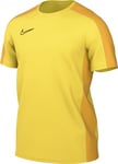 NIKE DR1336-719 M NK DF ACD23 TOP SS T-Shirt Men's Tour Yellow/University Gold/Black Size XS