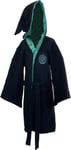 Harry Potter Slytherin Kids Poly Fleece Robe Black/Green Medium****NEW****