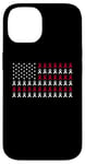 Coque pour iPhone 14 Family HIV Awareness Red Ribbon American Flag AIDS Survivor