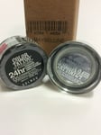 LOT OF 2 - Maybelline Eyestudio Color Tattoo 24HR Eyeshadow #135 Hydrangea Hype