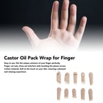 10pcs Castor Oil Pack Wrap For Finger Soft Cotton Breathable Finger Castor O GF0