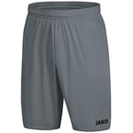 JAKO Short de Football pour Enfant, Taille 164, Gris Pierre