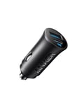 Anker Car Charger, 30W 2-Port Car Charger Adapter, USB C Car Charger with PowerlQ 3.0, For iPhone 16/15/14/13/12 Series, Samsung Galaxy S23/S22/S21 Series, iPad Pro, AirPods, and More