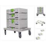 Sys-rb Planche à roulettes (Rollerboy) + Coffret Systainer SYS3 m 112 + Coffret Systainer m 137 + Coffret Systainer m 187 - Festool