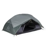 KADVA Tente Expedit 2 Pro Imperméable Tente Légère et Spacieuse pour 2 Personnes 210 x 135 x 100 cm Idéale pour Voyages et Le Camping Équipée de Moustiquaires et de Deux Vestibules Couleur Argent