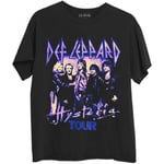 Def Leppard Unisex Adult Hysteria Tour Cotton T-Shirt - L