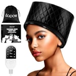 Hair Cap Treatment Steamer for Deep Conditioning - Upgraded Thermal Hot Head Heat Hat Electric for Afro Hair Spa Care Home Use with 10 Level Heats Up Quickly, Heating Caps for Hair Treatment