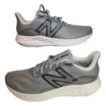 New Balance M411LG3 Walking Running Trainers Men's Wide Fit - Grey/White UK 8