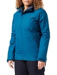 Berghaus Women's Nalleru Gemini 3-in-1 Waterproof Jacket with Fleece Jacket | Durable | Breathable Rain Coat, Blue Opal/Seaport, 16