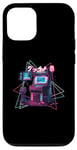 Coque pour iPhone 13 Pro Style de jeu d'arcade japonais cyber rétro Japan Art