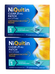 2 Pack- NiQuitin 21mg Clear 24 Hour. 7 X2 Patches Stop Smoking Aid.