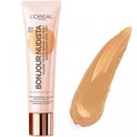 L Oreal Bonjour Nudista BB Cream Fluid Tint Wake Foundation Medium Dark 30ML