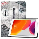 Apple iPad 10.2&quot; 2021 (9th Gen)    Designer Tri-Fold Case      EiffelTower