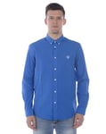 Chemise Kenzo Chemise homme en coton bleu 1LA 5CH400 70 pièces. XL