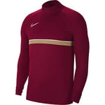 Nike Garçon Acd21 Dril Top Sweatshirt, - Rouge/Blanc/Or Jersey, L/12-13 ans